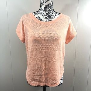 Peach / Pink Forever 21 Knit T-shirt Size Small